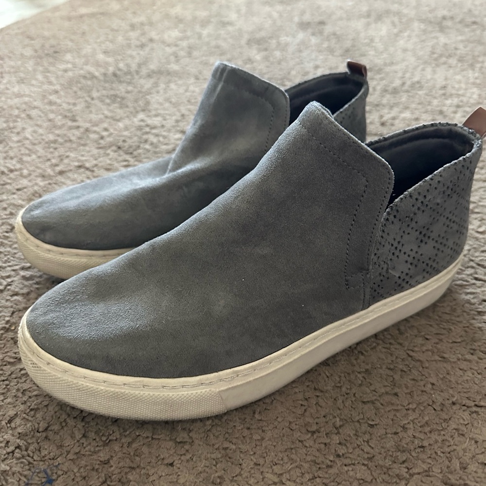 Dr. Scholl's Gray Slip-On Sneakers